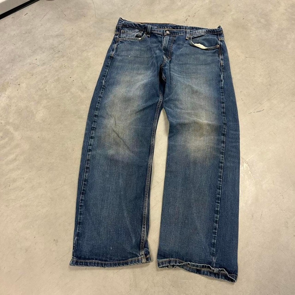 Y2K‎ Levi's Grunge Style Dark Wash Flared Wide Leg Jeans